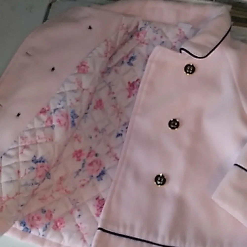 Little Me pink dressy coat
